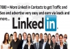 give you 7800 Linkedin Contacts 