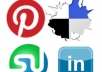 bring your site or blog 40 stumbleupon , 30 delicious, 30 pinterest likes and 30 Linkedin shares