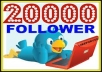 Get you +20000 TWITTER FOLLOWERs [immediately]