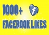 make 1000+ FACEBOOK likes within 48 hours for your fanpage 