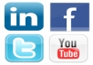 do  35 Twitter share, 50 Stumbleupon share,30 diigo share, 15 Facebook Share,10 Google plus share , 25 Delicious share