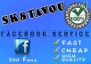 deliver 500 facebook fans to your fanpage in less than 24hours [LEVEL 3 seller]
