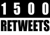 send you 1500 RETWEETS + 1500 favorites and promote it to a REAL TWITTER followers that around 300,000++ in 48 hours