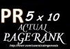 Create actual high pr backlinks of pr5, pr4, pr3, pr2 and pr1 and ultimate seo gig