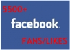 give you 5500+ Facebook likes within 24 hours To your fanpage
