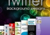 design or Redesign Any Twitter Background In Any Format You Ask Plus Will Give A Bonus of 55000 Twit Users List within 48 hours