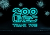  give you active 200+ verified Facebook fans like for your new fan page