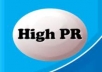 manually create 10 ►PR9 Top Quality SEO Friendly Backlinks from &reg; 10 Unique Pr 9 Authority Sites + Panda and Penguin Friendly + indexing just only