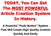 share with the secret to get unlimited human quality unique copyscape passed articles never hire a writer anymore guaranteed