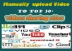 upload video with Manually to Top 30+ videos sharing sites