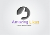 give you 100 real likes for your facebook fan page