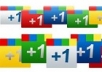 deliver 20 google +1 votes REAL HUMAN
