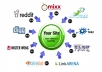 submit your site or video MANUALLY to 15+ Bookmarking sites PR4 to PR10