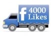 Add 4000+ Facebook likes to your fanpage