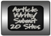submit 20 unique article to high pr article directories with your main keyword and lsi keyword also provide 100 social bookmarking backlinks