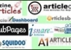 provide You My Unique Article marketing robot database of 20000 article directories green for AMR
