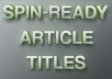 AUTOMATIC UNIQUE CONTENTS FOR YOUR BLOG