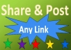 give you 100+ Facebook post likes in your new page within sort time