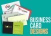 create a Professional Graphic Design Related Project Facebook Fanpage Timeline, Business Card, Banner Upon Agreement