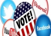 Give you 50+ Facebook Fans Likes + Real & Active 50 Twitter Followers + 50 You-Tube Likes + 30 Google+1`s Votes + 50 pinterest  followers only