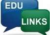 create you 50 or more edu and gov backlinks, links from edu and gov are held as a premium for search engine results and raising your site