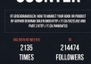post your message to my 340000+ real facebook fans within five days