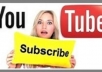 Give you 1500 youtube subscribers inless than 24 hours without admin access