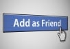add 10 active real USA Facebook Friends to your account 