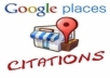 submit your business details on the *22 TOP AU* CITATION SITES to boost your google places listing