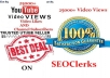 provide 3103+ YouTube Video Views and 30 Video Likes in less than 48 hours