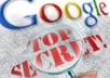 show you How to get your site to the Top List in Google Search Results 