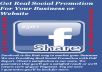 provide 250 Facebook Shares for your website