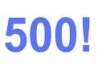 send 500+ Clicks to your Bitly shorten link
