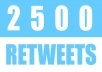 deliver 3000 RETWEETS and Favorites from 3000 unique profiles having 400,000 followers within 12 hours 