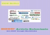 spin and  submit your article to 2000+ Directories, Get 500+ Google Backlinks + Ping
