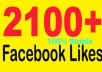 give you 2100 + facebook fans to your page within 24 hours  