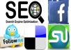 Give you social bookmaking 100 stumbleupon 100 delicious 100 twittre 40 facebook and 40 diigo share for your site/blog/video