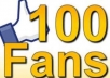 get 100 Real fans to your facebook fanpage within 24hrs
