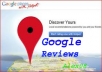 position 2 or 4 real Google reviews For 10 days only