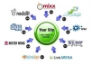 Give 50 Stumbleupon, 50 Delicious and 10 Google plus for your web or blog site