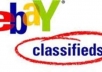 ubmit your website to top 15 to 20 Unique classified ad sites with live link + Report within 8 hours 