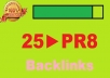 manually create 25►PR8+Top Quality SEO Friendly Backlinks from 25 Unique Pr8 Authority Sites + Panda and Penguin Friendly +Indexing