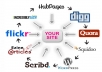 create Google Penguin and panda safe Link Wheel of 35 High PR web 2 properties + Ping Plus 5000 backlinks to them