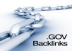manually create 50 edu and gov authority backlinks to your website