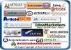 create 1800 powerfull article backlink | Live link Guaranteed | Indexing System