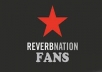 GIVE YOU 200++ REVERBNATION REAL AND SAFE FANS LIKES ON YOUR REVERBNATION PROFILE PAGE ONLY{100% MANUALLY DONE}