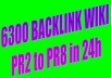  build 6300+ verified wiki backlink PR2+ edu and gov backlinks + Delivered in 24hours