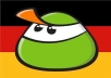 translate 500 word article english into german