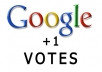 give you 10 google plus one votes within 24 hours