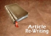 rewrite any 400 words article for 